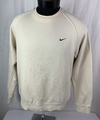 nike beige sweatshirt mens vintage