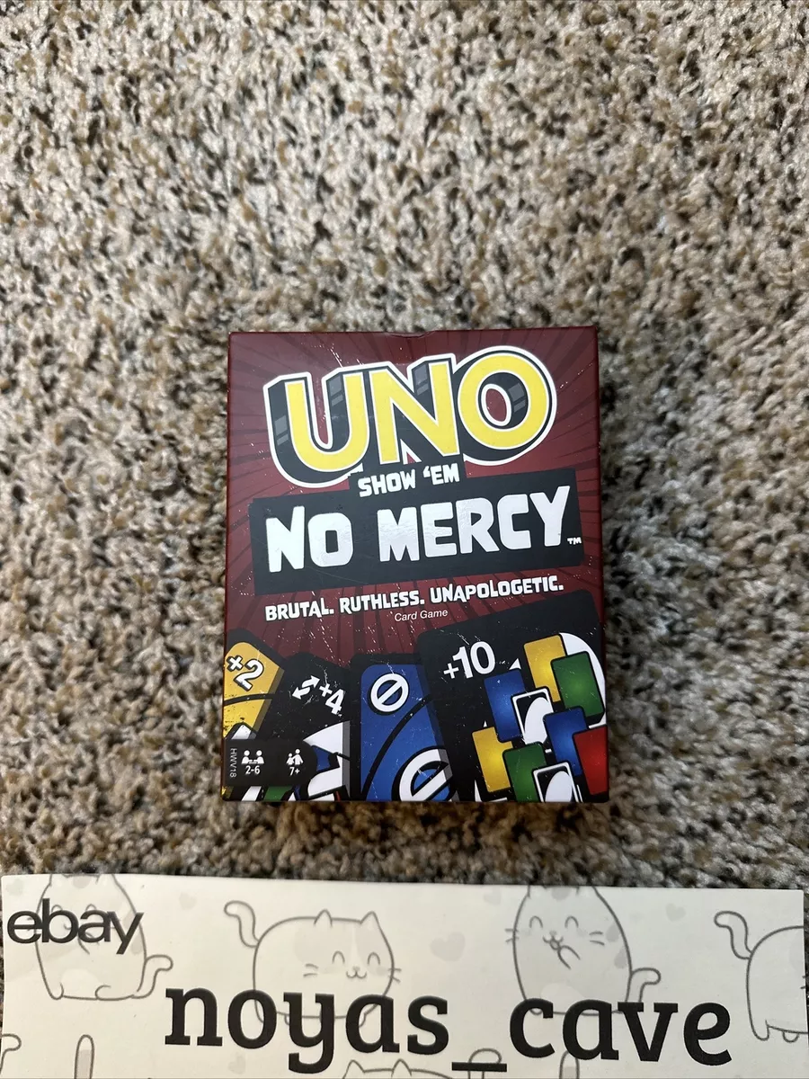 UNO Show Em NO MERCY Card Game New Sold Out TikTok 2023 IN HAND SEALED