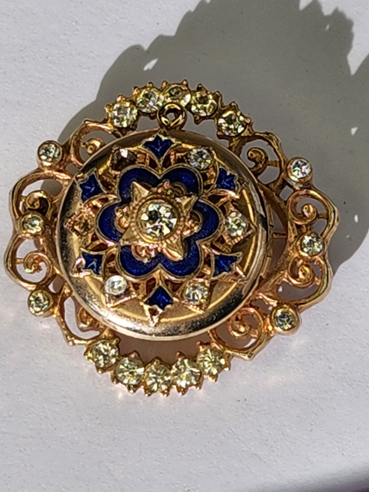 Vintage Signed Karu Arke Brooch Locket Costume Jewelry Fashion eBay