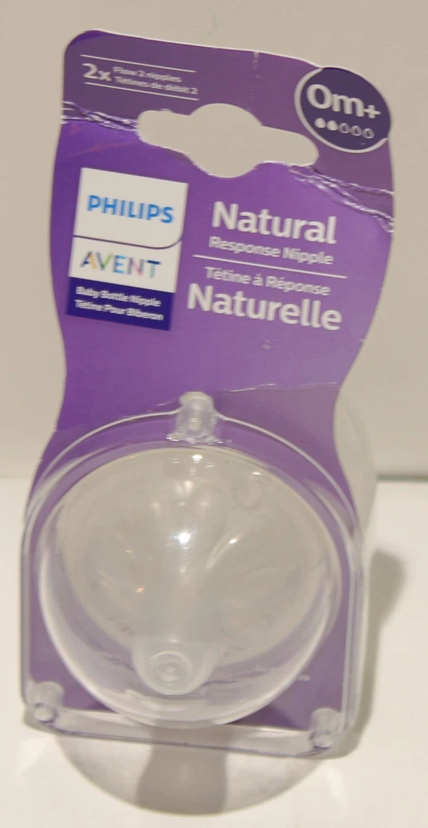 Philips AVENT Natural Response Flow 1 Newborn Nipples 0m+ Nipple 2