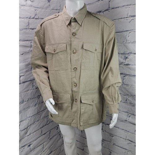 Tilley, Tilley Give Em Hell Men's Vintage Safari Cargo Shirt Jacket Fishing Camping 3XL