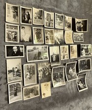 Lot of 30 Vintage Black White Photographs Family, Children, Everyday Life
