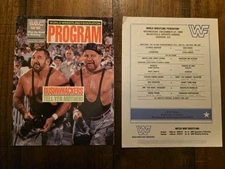 WWF Magazine Program #175 BUSHWHACKERS Denver Co, December 1989