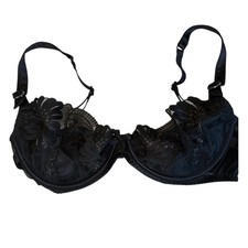 Agent Provocateur Lace Underwire Bra 36D Black Lingerie Intimate Romantic Luxury