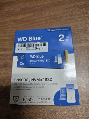 Western Digital 2TB WD Blue SN5000 NVMe SSD PCIe Gen 4.0, M.2 2280