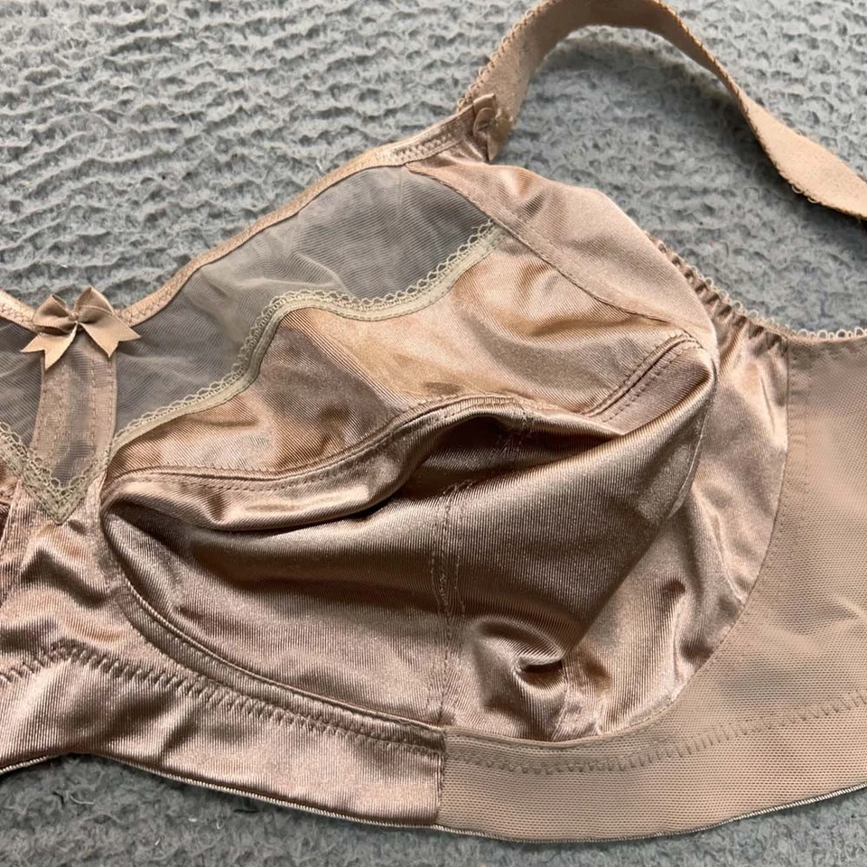 Goddess Bra 44DD T-Shirt Bra GD6093FAN Keira Satin Wireless Bra Foto 2 de 4