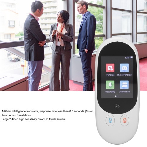 Language Translator Device 2.4in Touch Screen Real Time Two Way Translation Hot - Afbeelding 16 van 29
