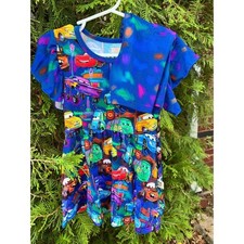 Serial Bamboo Neon Cars Drift Peplum Set 3T N...