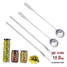 Pcs Pickle Fork and Olive Spoon, Olive Spoons with Holes, Pickle Forks for 4