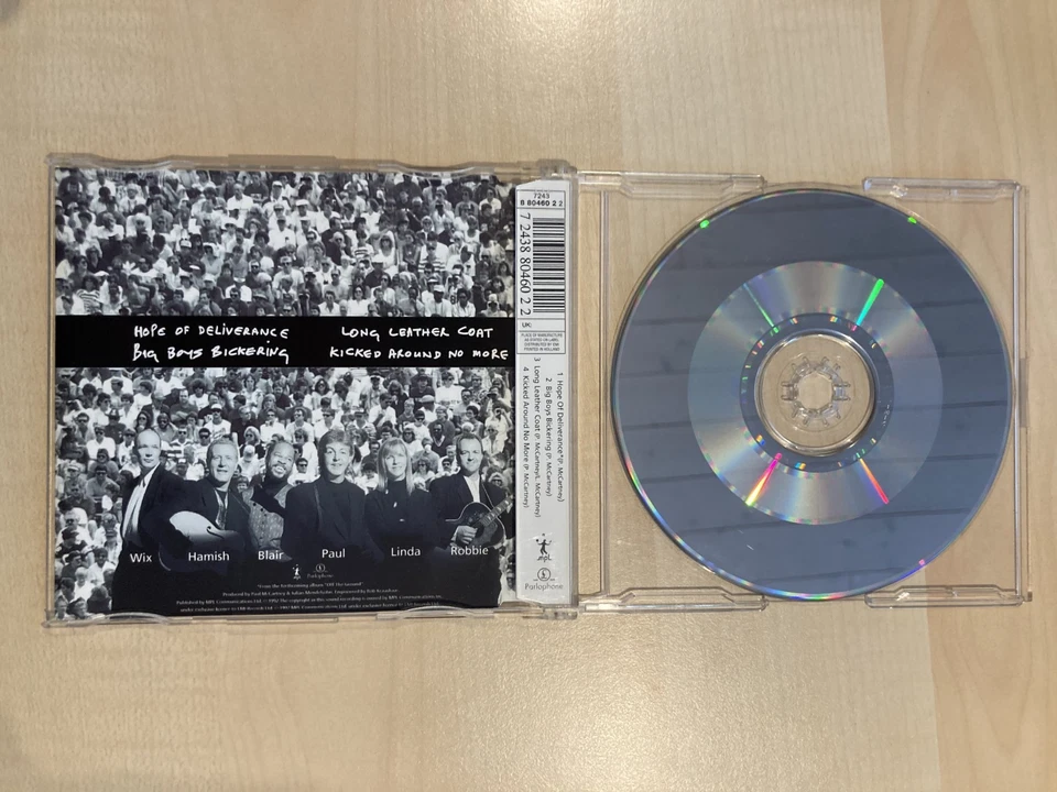 Paul Mc Cartney - Hope Of Deliverance - 4 Track Maxi CD 1992 - Zustand sehr gut - Bild 2 von 3