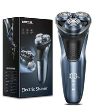 Rechargeable Electric Razor for Men: IPX7 Waterproof Shaver - 4D Flex Precisi...