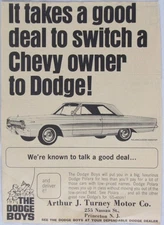 Vintage 1965 DODGE Polara Car Newspaper Print Ad