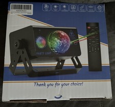 Sound Activated LED Disco Ball with Remote Control - For Parties Clubs and Ho...