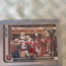 Panini Instant NFL Rookie Card Brock Purdy #193 /3099 49ers Football 2022. rookie card picture