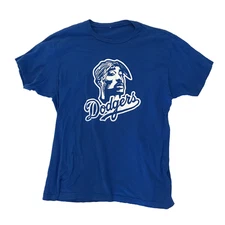 Vintage Y2K Tupac Rap Tshirt LA Dodgers (missing tag Dimensions in description)