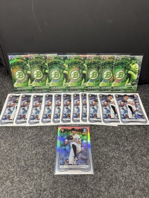 2026 Bowman Cam Schlittler Rookie 19 Card Lot Red Rookie/Under The Radar/Base  