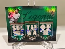 BABE RUTH 2010 GAME USED WORN JERSEY MATERIAL RELIC MEMORABILIA SWATCH 15/18 