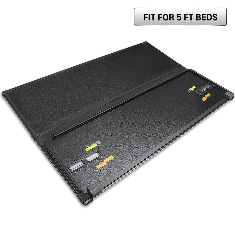 5.7FT Hard Tri-fold Truck Tonneau Cover For 2009-2025 Dodge Ram 1500 w/o RamBox Foto 4 de 4