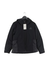Adidas Women's Coat S Black 100% Polyester Puffer Jacket New with tags