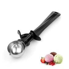 Size #20 1.2oz 40ml Medium Stainless Steel Ice Cream Scoop with Trigger