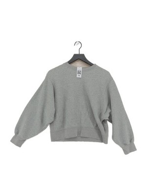 Frankie Shop Damen Hoodie S Grau 100% Baumwolle Pullover