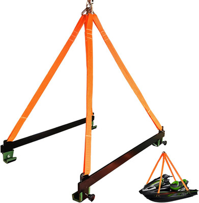 Watercraft Lift Sling 2800Lbs Capacity, 43'' Never Break Jet Ski Lift Sling,Stee