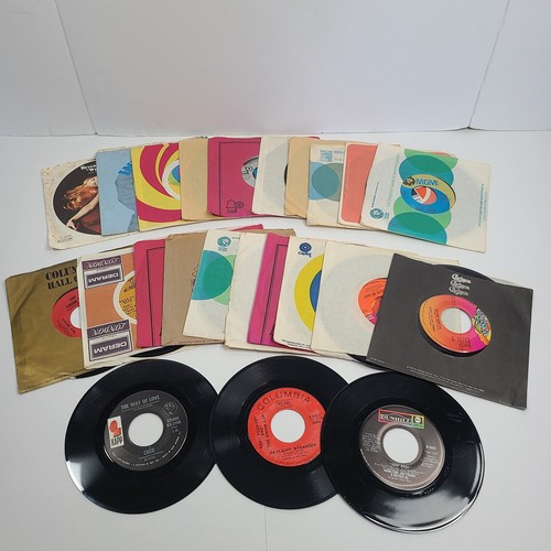 Mix Lot Of 20+ Vintage 45 RPM 7” Vinyl Record Company Label Sleeves Columbia Dot - Picture 1 of 17
