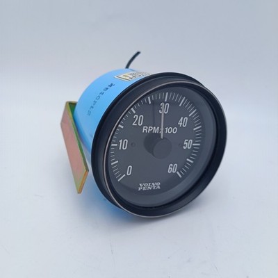VOLVO PENTA 6000rpm Drehzahlmesser VDO 12V 60x100U/min Innenborder Marine Die...