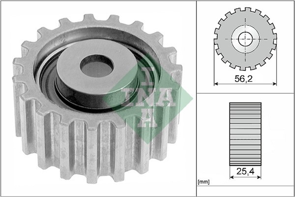 Umlenkrolle Zahnriemen Schaeffler INA 532 0018 10 FüR 121 AAL AFL Mondeo GAL ANL-image