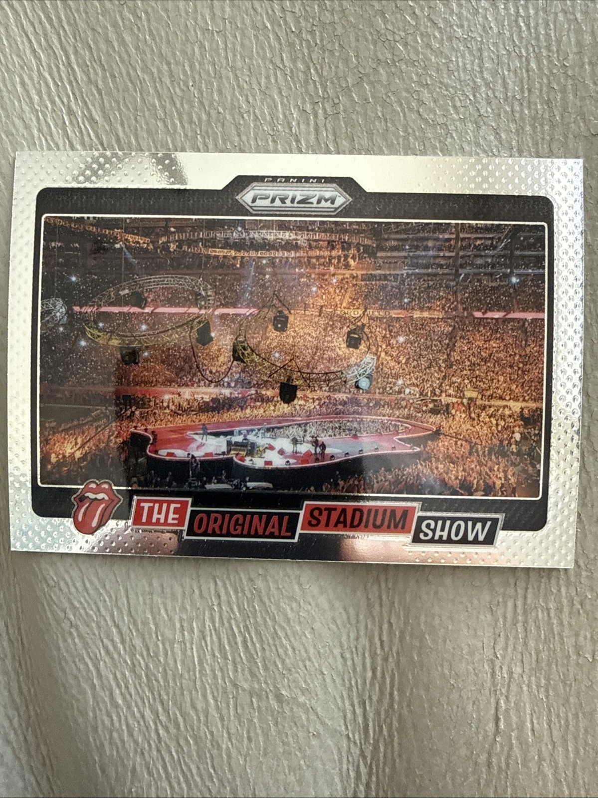 2025 Panini Prizm Rolling Stones Silver Prizm Stadium Series “Soldier Field #3