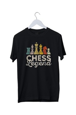 Chess Legend T-Shirt Funny Chess Player Team Unisex T-Shirt S M L XL 2 3 4 XL  