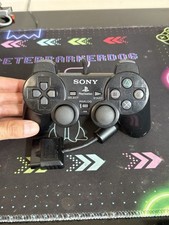 Sony PS2 BLACK Wired Controller OEM DualShock PlayStation 2 AUTHENTIC