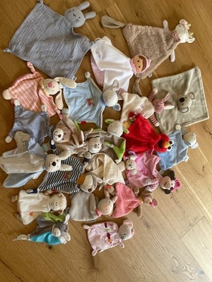 Konvolut mit Kuscheltücher Schmusetücher verschiedene Marken