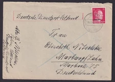 LATVIA 1942 Ostland, Service cover from Talsen (Talsi), WWII