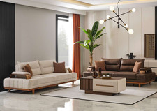 Loungemöbel Relaxsofa Sofa Sofalandschaft Polstergruppe Couchlandschaft 4tlg