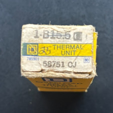 Square D B 25 Overload Relay Thermal Unit NEW!