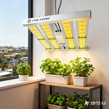 240W Daisy Chain LED  Linkable Grow Lights for Expanded Hydroponic Systems US ST