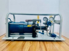 Hydraulics International 5G-SD-60-X Air Driven Gas Booster 6000 PSI#Gauge Damage