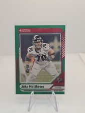 2024 Donruss #218 Jake Matthews Press Proof Green