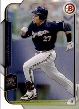 2015 Bowman Baseball Card #57 Carlos Gomez