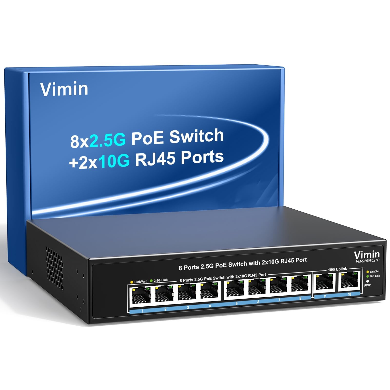Switch PoE+ 8 Ports 2.5G pour éliminer les coupures réseau de vos caméras IP