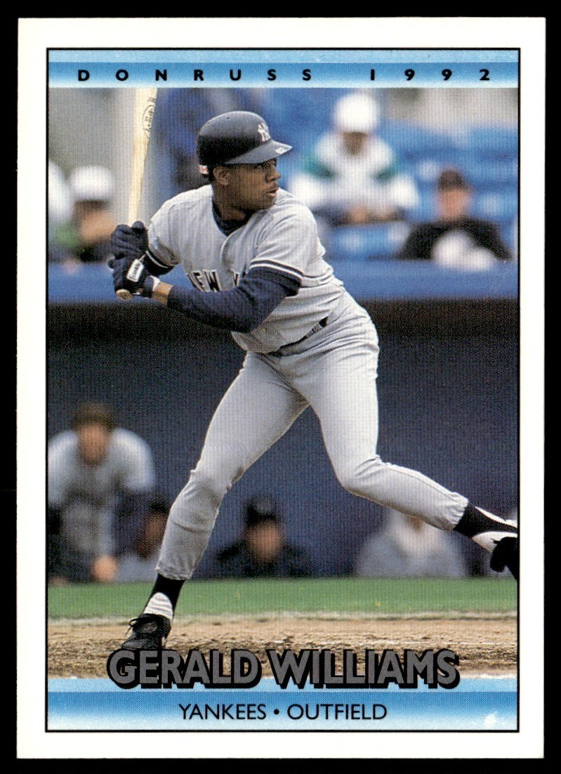 1992 Donruss Gerald Williams New York Yankees #697