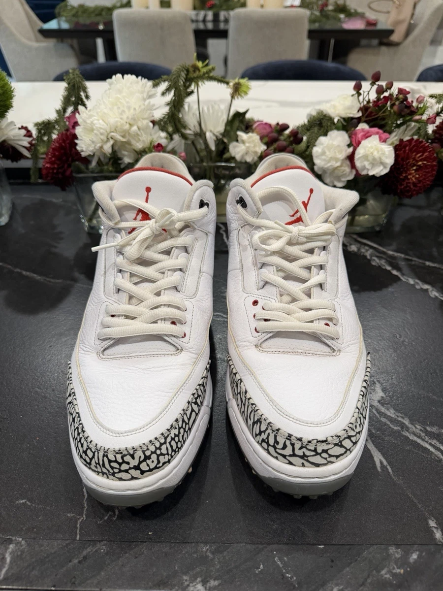 Jordan 3 Golf White Cement for Sale | Authenticity Guaranteed | eBay