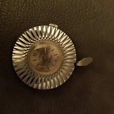 Vintage Focal DeLuxe Mechanical Pendant Swiss Watch Working