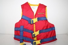Stearns Type III PFD Life Jacket, Model 29-88, Red/Blue/Yellow, Child's 30-50lb