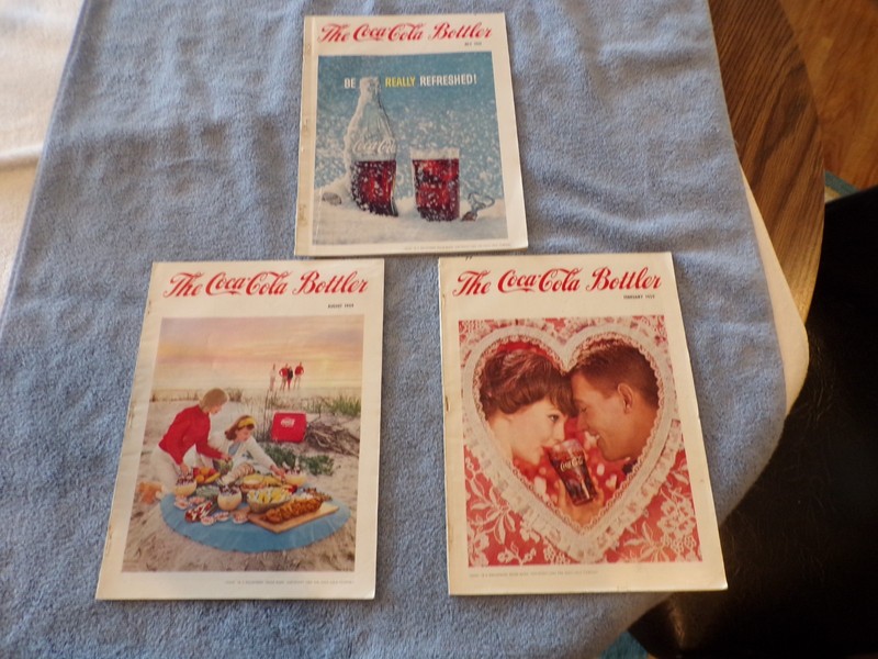 3 "The Coca-Cola Bottler" Magazines 1959