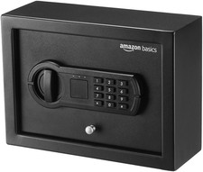 Slim Desk Drawer Security Safe with Electronic Keypad, Quick Access, 0.1 Cu Ft,