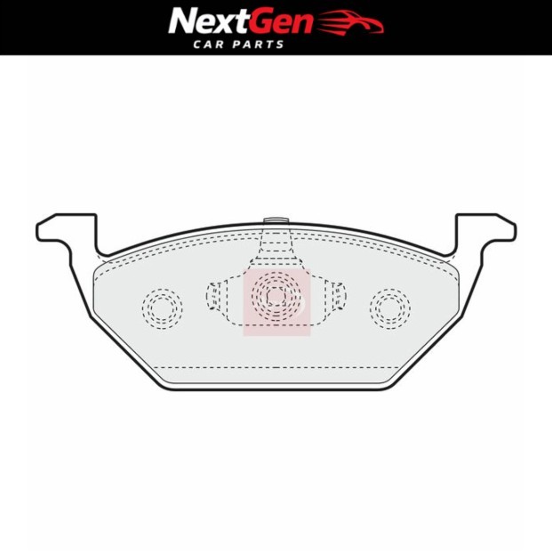 APEC Brake Pad Set, disc brake PAD1062