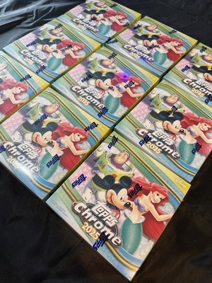 2025 TOPPS CHROME DISNEY MEGA BOX Brand New Factory Sealed!