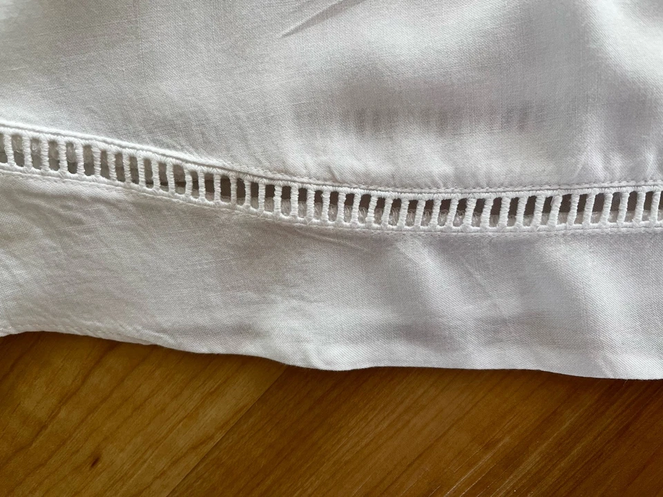 Schöne verspielte Bluse Tunika lässig geschnitten Gr. S von C&C California,weiß - Bild 4 von 4